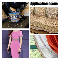 5 ярд кружевной отделки из полиэстера OCOR-GF0001-99