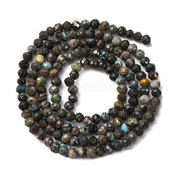 Бусы натуральная африканская бирюза (яшма)&nbsp;LS-G-RM2025-A25-3mm