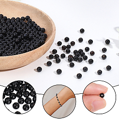 Perles d'onyx noir naturel&nbsp;G-PA0002-38B