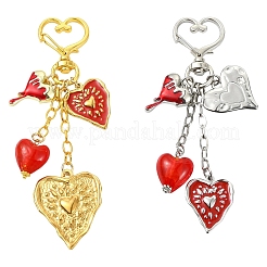 Pendentifs décoratifs en verre&nbsp;HJEW-YW00450-01