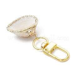 5 шт. гальванизированные подвесные украшения в виде ракушек HJEW-JM03084