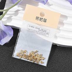 Ciondoli Shegrace in ottone con micro pavé di zirconi cubici trasparenti&nbsp;XGRQ2O081-451G