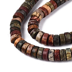 Natürliche Picasso Jaspis/polychrome Jaspis Perlen Stränge&nbsp;G-N367-03A-08