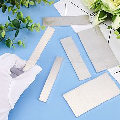 6 шт. 3-х стильный пустой алюминиевый лист&nbsp;ALUM-BC0001-70