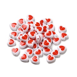 Непрозрачные акриловые эмалированные бусины&nbsp;OACR-P017-D05