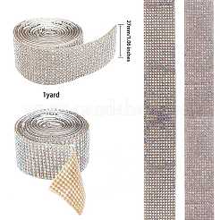 2 нить 2 цвета блестящих стеклянных стразов горячей фиксации (термоплавкий клей на обратной стороне) DIY-SZ0007-47