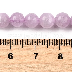 Природные кунцит бисер нитей&nbsp;G-D856-03-6mm-01