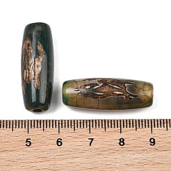 Tibetischen Stil dzi Perlen&nbsp;TDZI-E004-64-01
