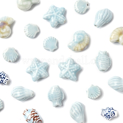 Фарфора ручной работы бисер нитей PORC-FS0001-13