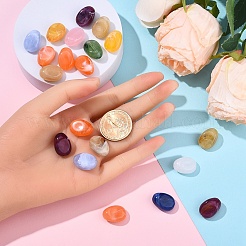 20 шт. овальные акриловые бусины с имитацией драгоценных камней&nbsp;OACR-YW0002-48