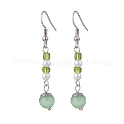 Глаза кота болтающийся серьги&nbsp;EJEW-JE06491-02