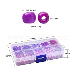 8500шт 10 стильные стеклянные бусины&nbsp;SEED-YW0001-80E