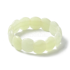Bracelets extensibles en perles de verre faites à la main pour hommes et femmes&nbsp;BJEW-G738-01A-12