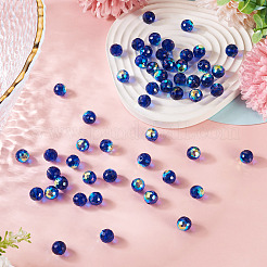 Стеклянные бусины с цветным покрытием ab EGLA-TA0013-01B