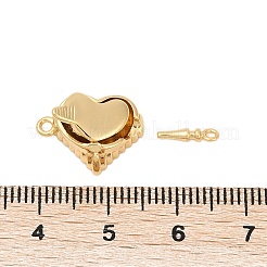 Латунные микро проложить кубического циркония ящик с застежками KK-P291-46G