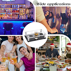 Акриловый держатель для бокалов с 6 отверстием ODIS-WH20001-01B