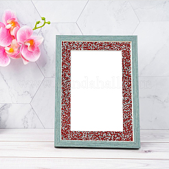 Прямоугольник пластик исправление горный хрусталь&nbsp;DIY-WH0349-339D