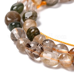 Naturale perle di quarzo rutilato fili&nbsp;G-F706-11A