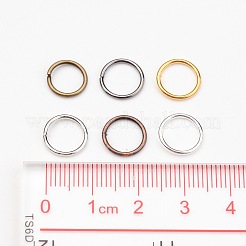 1 коробка с открытыми прыжковыми кольцами латунные прыжковые кольца&nbsp;KK-JP0007-10mm