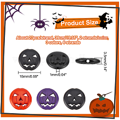 6 нить 3 цвета синтетических бирюзовых бусин нити TURQ-NB0001-12