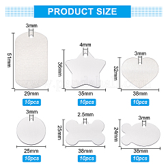 Алюминиевые большие кулоны&nbsp;ALUM-BC0001-49