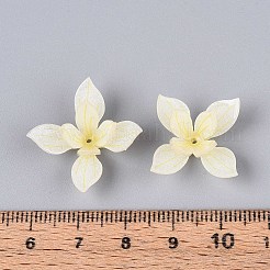 Колпачки для акриловых бусин в виде цветов SACR-T017-52