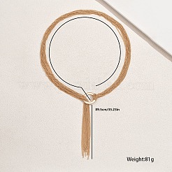 Геометрические многослойные железные длинные лариаты для женщин XV8039