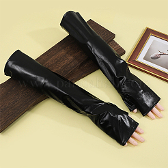 Длинные перчатки без пальцев из полиэстера&nbsp;AJEW-WH20018-117B