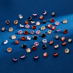 120 cabochon en zircone cubique de qualité A en forme de diamant&nbsp;ZIRC-PH0001-43D-04