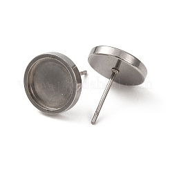 Ohrsteckerfassungen aus Edelstahl 304&nbsp;STAS-L195-02A-01-A