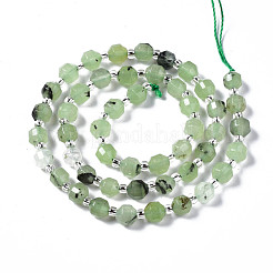 Hilos de abalorios de jade blanco natural&nbsp;G-T132-047A