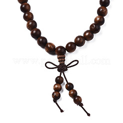 Mala Perlen Armband&nbsp;X-WOOD-T030-02
