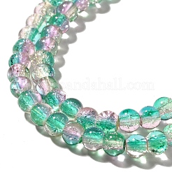 Стеклянные бусины кракле CCG-C002-6mm-07