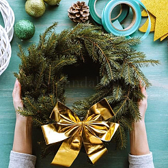 2шт железные рамки для венков&nbsp;DIY-CP0013-24B