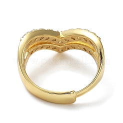 Регулируемые кольца заводной головки с кубическим цирконием RJEW-Q777-11G