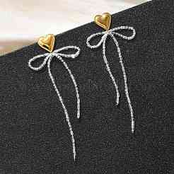 Серьги-гвоздики из нержавеющей стали 304 EJEW-S253-10A-G