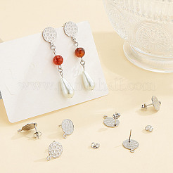 60 шт. фурнитура для сережек-гвоздиков из нержавеющей стали 304 STAS-DC0010-98