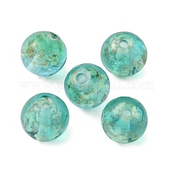 Бусины ручной работы бусины золотого песка&nbsp;LAMP-WH0001-10H