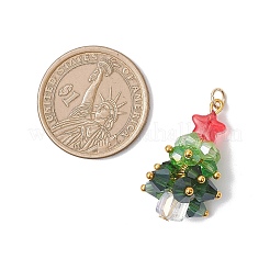 Латунь стекло кулоны&nbsp;PALLOY-JF04563-02