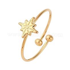 Bague ouverte en acier inoxydable 304 pour femme&nbsp;RJEW-A071-01B-G