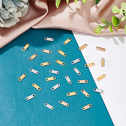 30 пара 3-х цветных цепочек из нержавеющей стали&nbsp;STAS-AR0001-34