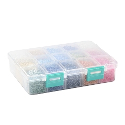 375 г 15-х цветных стеклянных бусин&nbsp;SEED-JP0004-04-2mm