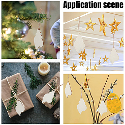 Набор незавершенных деревянных подвесок на тему животных для живописи WOOD-WH0124-26G