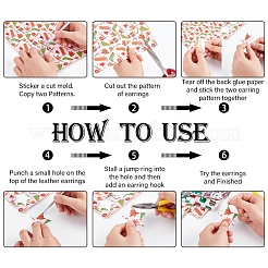 Искрится искусственная кожа&nbsp;AJEW-MSMC006-02