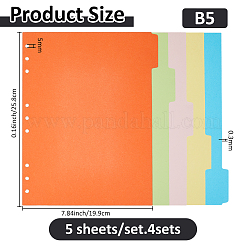 Разделители для переплета бумаги&nbsp;DIY-WH0888-883