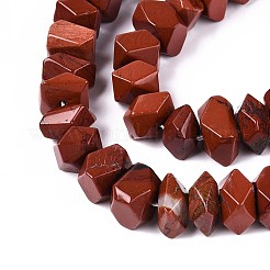 Натуральные красные яшмы бусы пряди G-N327-05-24