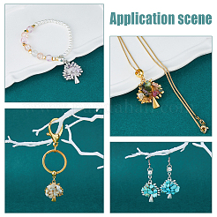 28шт 14 стиля смешанные европейские подвески с драгоценными камнями&nbsp;PALLOY-FH00023