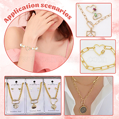 6 шт. 6 стиля латунные микро-паве кубические цирконии винтовые карабины замки-подвески KK-GA0002-02