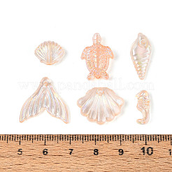 Perline acriliche trasparenti a tema oceano&nbsp;TACR-T028-69-01D