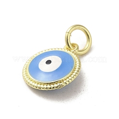 Латунь эмаль подвески&nbsp;KK-E092-14G-04